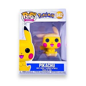 Funko Pop: Games, Pokémon, Pikachu Character #842, new in the box.
